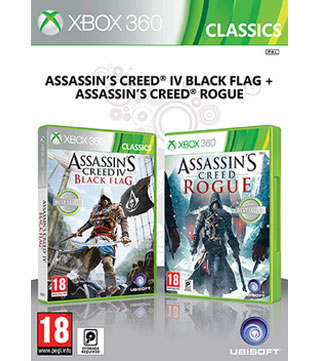 Klagen Koopje zuiverheid Assassins Creed Double Pack Black Flag & Rogue Xbox 360 | Buy or Rent CD at  Best Price