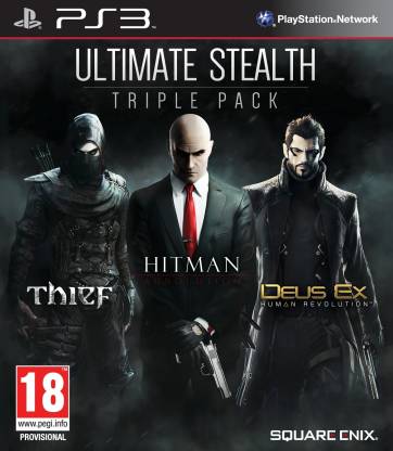 Ultimate Stealth Triple Pack (Thief, Hitman Absolution & Deus Ex Human Revolution) PS3