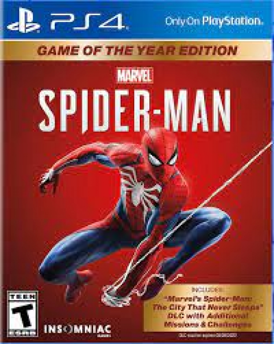 Marvels Spider Man Game Of The Year Edition PS4