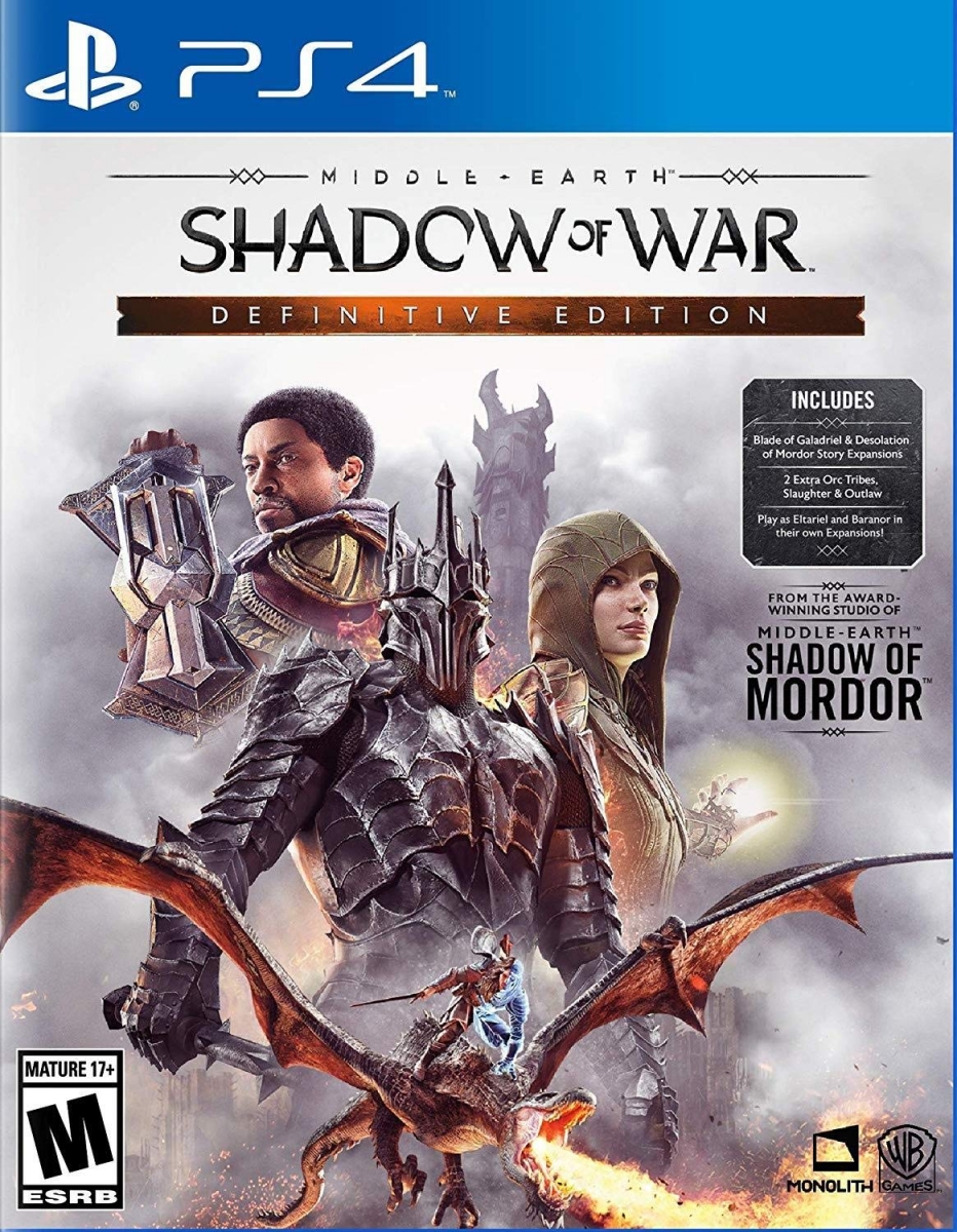 Middle Earth Shadow of War Definitive Edition PS4