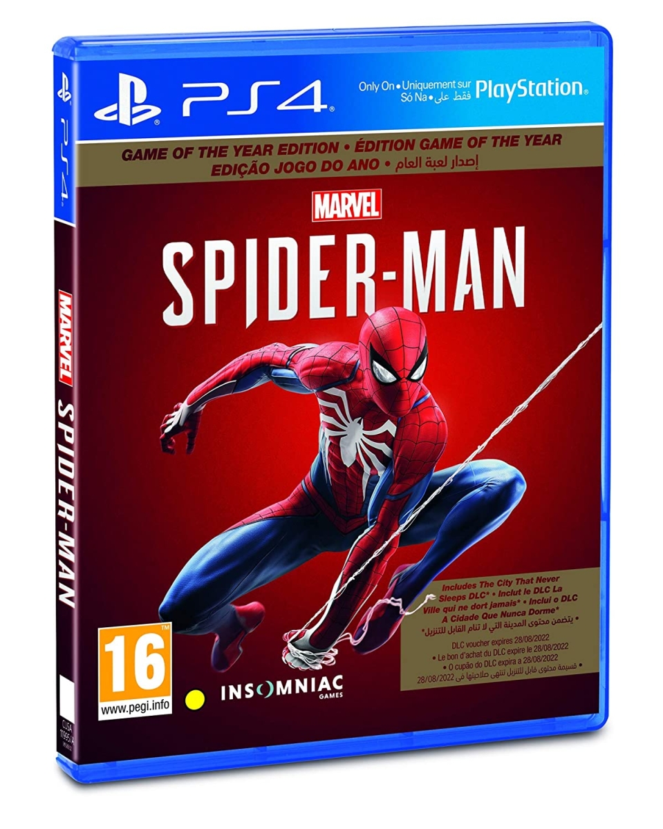 Marvels Spiderman Game of the Year Edition PS4
