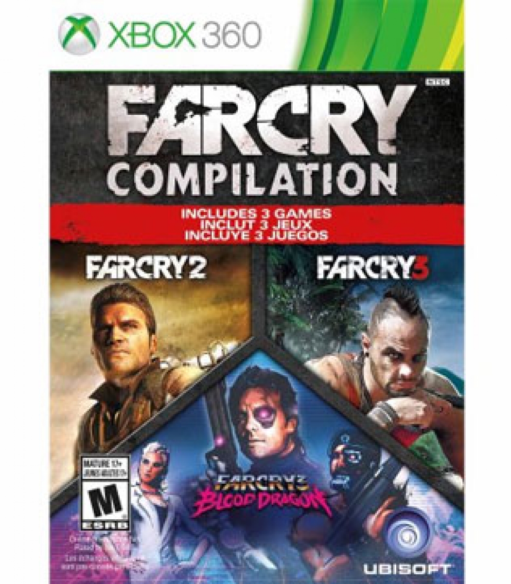 Far Cry Compilation (Far Cry 2, Far Cry 3, Far Cry 3 Blood Dragon) Xbox 360