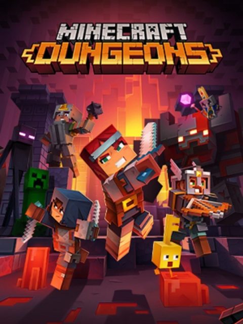 Minecraft Dungeons cover art